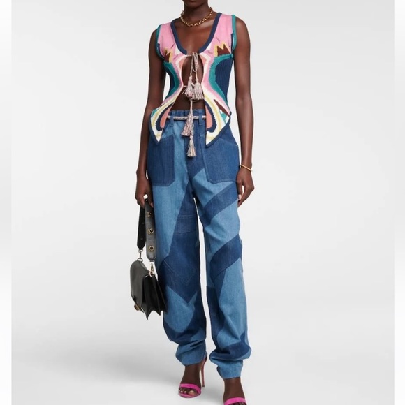 NWT FABULOUS ETRO
Boho Butterfly Intarsia Knit Tie Vest ~ 40 - Picture 2 of 8